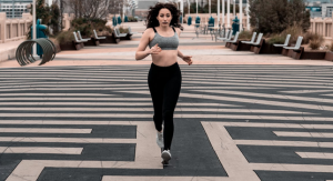 woman running